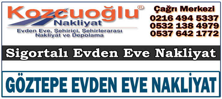 Göztepe Evden Eve Nakliyat Taşımacılık - İstanbul göztepe nakliye fiyatları 