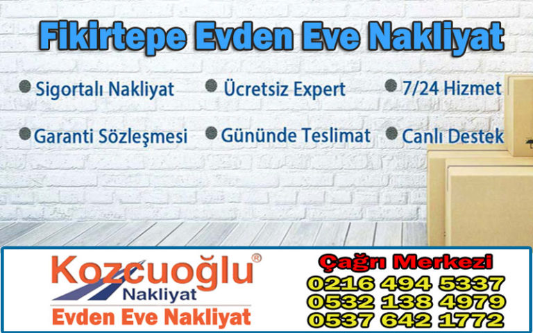 Fikirtepe Evden Eve Nakliyat KOZCUOĞLU NAKLİYAT